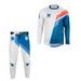 SET OF MX PANTS AND MX JERSEY YOKO VIILEE WHITE/BLUE; WHITE/BLUE/FIRE 32 (M)