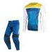 SET OF MX PANTS AND MX JERSEY YOKO TRE+KISA BLUE; BLUE/YELLOW 36 (XL)