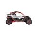 SEGWAY POWERSPORTS SSV VILLAIN BAGIJS SX10 WX, BALTS/SARKANS