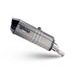 SLIP-ON EXHAUST GPR HYPER SONIC TITANIUM E5.BM.107.1.HYSOTIT BRUSHED TITANIUM INCLUDING REMOVABLE DB KILLER AND LINK PIPE