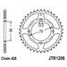 AIZMUGURĒJAIS ZOBRATS JT JTR 1206-44 44T, 428