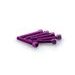 SKRŪVES PUIG ANODIZED 0346L VIOLETS M6 X 35MM (6PCS)