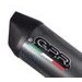 SLIP-ON EXHAUST GPR FURORE Y.114.FUPO MATTE BLACK INCLUDING REMOVABLE DB KILLER AND LINK PIPE