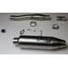 SLIP-ON EXHAUST GPR DEEPTONE QUSP.145.DEATV BRUSHED STAINLESS STEEL PRIEKŠ ATV CAN-AM OUTLANDER 800 2009-2015