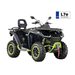 SEGWAY POWERSPORTS KVADRACIKLS SNARLER AT6L DELUXE EPS AR IELAS REĢISTRĀCIJU, MELNS/ZAĻŠ