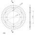 AIZMUGURĒJAIS ZOBRATS SUPERSPROX STEALTH RST-657:47-BLU ZILS 47T, 530