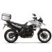 COMPLETE SET OF BLACK ALUMINUM CASES SHAD TERRA, 48L TOPCASE + 36L / 47L SIDE CASES, INCLUDING MOUNTING KIT AND PLATE SHAD BMW F 650 GS/ F 700 GS/ F 800 GS