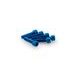 SKRŪVES PUIG ANODIZED 0544A ZILS M6 X 25MM (6PCS)