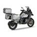 COMPLETE SET OF BLACK ALUMINUM CASES SHAD TERRA, 37L TOPCASE + 36L / 47L SIDE CASES, INCLUDING MOUNTING KIT AND PLATE SHAD BMW R 1200 GS/ R 1250 GS