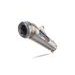 SLIP-ON EXHAUST GPR POWERCONE EVO E4.D.127.CAT.PCEV BRUSHED STAINLESS STEEL INCLUDING REMOVABLE DB KILLER, LINK PIPE AND CATALYST
