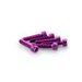 SKRŪVES PUIG ANODIZED 0500L VIOLETS M8 X 35MM (6PCS)