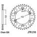 AIZMUGURĒJAIS ZOBRATS JT JTR 210-40 40T, 520