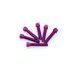 SKRŪVES PUIG ANODIZED 0516L VIOLETS M8 X 45MM (6PCS)