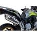 SLIP-ON EXHAUST GPR FURORE-X ACCIAIO BRK24.VO.7.FUXIO BRUSHED STAINLESS STEEL INCLUDING REMOVABLE DB KILLER AND LINK PIPE