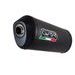 SLIP-ON EXHAUST GPR GHISA GU.29.GHI MATTE BLACK INCLUDING REMOVABLE DB KILLER AND LINK PIPE