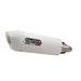 SLIP-ON EXHAUST GPR ALBUS H.84.ALB WHITE GLOSSY INCLUDING REMOVABLE DB KILLER AND LINK PIPE