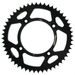 REAR ALU SPROCKET SUPERSPROX RAL-998:52-BLK MELNS/PELĒKS 52T, 428