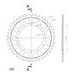ĶĒDES KOMPLEKTS D.I.D CHAIN -, ZELTA CHAIN 520 VX, X-RING (X, NX, QX, XS), CHK FRONT SPROCKET SUPERSPROX, CHK REAR SPROCKET SUPERSPROX PRIEKŠ KAWASAKI KLR 250 1984-2000