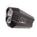 SLIP-ON EXHAUST GPR SONIC POPPY E5.BM.107.1.SOPO BRUSHED STAINLESS STEEL INCLUDING REMOVABLE DB KILLER AND LINK PIPE