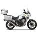 COMPLETE SET OF ALUMINUM CASES SHAD TERRA, 37L TOPCASE + 36L / 36L SIDE CASES, INCLUDING MOUNTING KIT AND PLATE SHAD HONDA CB 500 X