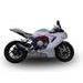 SLIP-ON EXHAUST GPR NEW GRAND PRIX EVO POPPY MV.5.GPAN.PO CARBON LOOK INCLUDING REMOVABLE DB KILLER AND LINK PIPE
