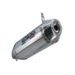 SLIP-ON EXHAUST GPR PENTACROSS INOX ATV.49.PENIO BRUSHED STAINLESS STEEL INCLUDING REMOVABLE DB KILLER AND LINK PIPE
