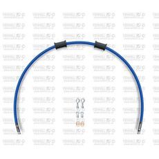 SET ZADNJIH ZAVORNIH CEVI VENHILL POWERHOSEPLUS KAW-6008RS-SB (1 CEV V KOMPLETU) SOLID BLUE HOSES, STAINLESS STEEL FITTINGS