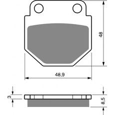 ZAVORNE OBLOGE GOLDFREN 344 AD OFF-ROAD FRONT