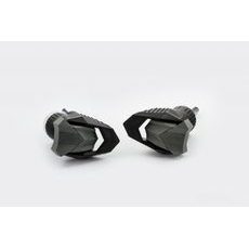 FRAME SLIDERS PUIG R19 4067N BLACK WITH GREY RUBBER