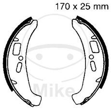 BRAKE SHOE SET EBC 881 VZMETI NISO PRILOŽENE