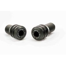 FRAME SLIDERS PUIG VINTAGE 8150N BLACK WITH GREY RUBBER