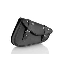 Leather saddlebag CUSTOMACCES DETROIT AP0002N črna right