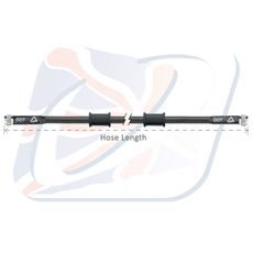 ZAVORNA CEV VENHILL POWERHOSEPLUS 3H0525-CB 525MM KARBON