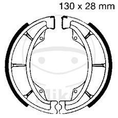 BRAKE SHOE SET EBC S602 INCLUDINGS SPRINGS