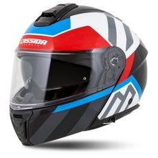 INTEGRALNA ČELADA CASSIDA MODULO 2.1 PROFILE WHITE PEARL/BLACK/BLUE/RED/GREY S