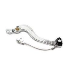 Brake pedal MOTION STUFF 83P-0081002 silver body, black steel fixed tip Steel Fixed Tip