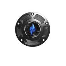 TANK FILLER CAP ACCOSSATO FC105 FOR DUCATI MOTORBIKES WITH QUICK RELEASE MACHINED FROM BILLET ALUMINIUM SREBRNA