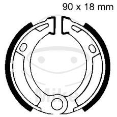 BRAKE SHOE SET EBC 931 VZMETI NISO PRILOŽENE