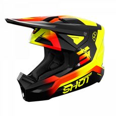 HELMET SHOT FURIOUS KID ROCKET A04-21OC-DK1 NEON YELLOW GLOSSY YM