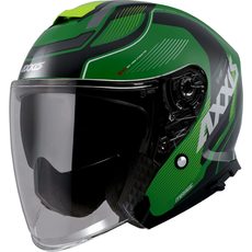 JET HELMET AXXIS MIRAGE SV ABS VILLAGE C6 MATT GREEN XXL