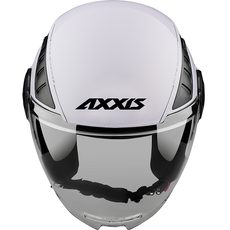 JET helmet AXXIS METRO ABS solid gloss pearl white S