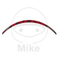 WHEEL RIM STICKER JMT RACING REFLECTIVE RED