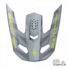 HELMET PEAK SHOT SPEED TIGER A04-21OB-E03-P01 GREY MATT