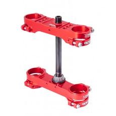 TRIPLE CLAMP X-TRIG ROCS TECH 40504012 RDEČ 14MM