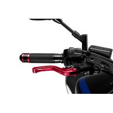 BRAKE LEVER WITHOUT ADAPTER PUIG 3.0 130RN KRATKA (SHORT) RED/BLACK