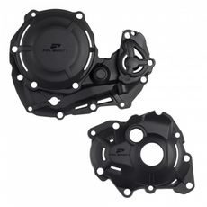 CLUTCH AND IGNITION COVER PROTECTOR KIT POLISPORT 91347 ČRNA