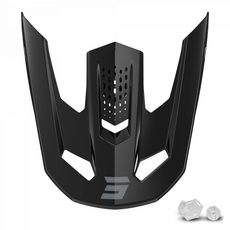 HELMET PEAK SHOT SPEED HEAVY A04-21OB-A01-P01 BLACK GLOSSY