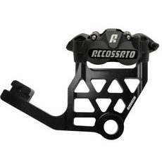 RADIAL BRAKE CALIPER KIT REAR + BRAKE FLANGE ACCOSSATO KITA33 FOR HARLEY DAVIDSON TOURING