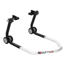 UNIVERSAL REAR STAND LV8 E620LG.KW WITH RUBBER CURSORS BLACK/WHITE