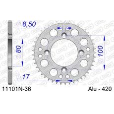 ALUMINIJASTI ZADNJI VERIŽNIK (ZOBNIK) AFAM 11101N-36 36T, 420